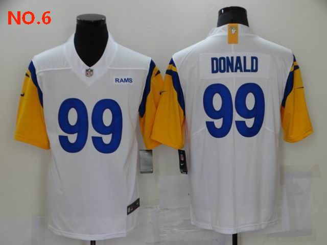 Men's Los Angeles Rams #99 Aaron Donald Jesey NO.6;